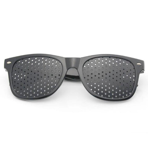 10Pcs Black Eyesight Improvement Care Exercise Eyewear Glasses Training Cycling Pin Small Hole Sunglass Camping Eyeglasses Sunglasses Goggles