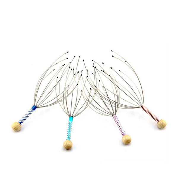 10Pcs Creative Octopus Head Scalp Massager Neck Equipment Stress Relieve Relax Claw Body Tools Massagers