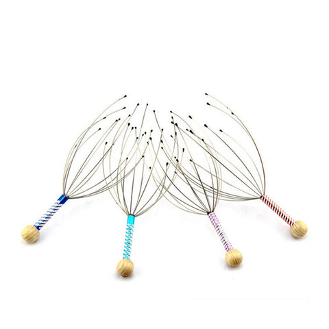 10Pcs Creative Octopus Head Scalp Massager Neck Equipment Stress Relieve Relax Claw Body Tools Massagers