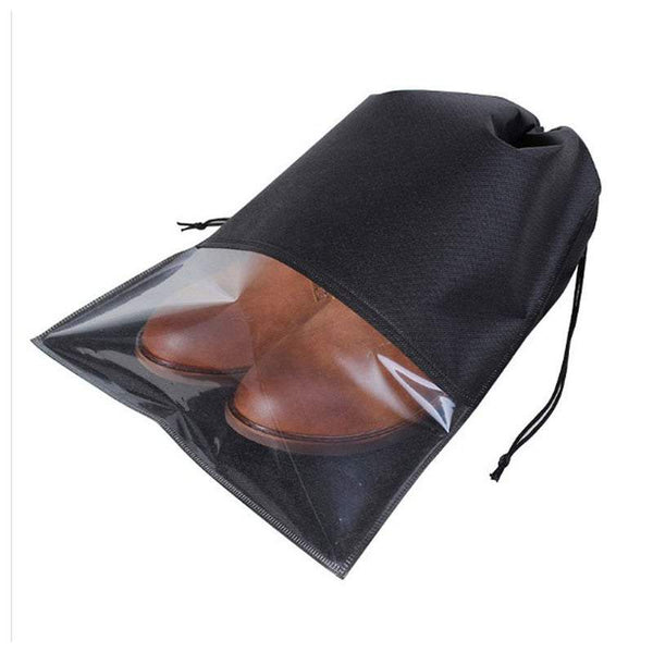 Shoe Organisers 10Pcs Drawstring Storage Bag With See Through Shoe Bags