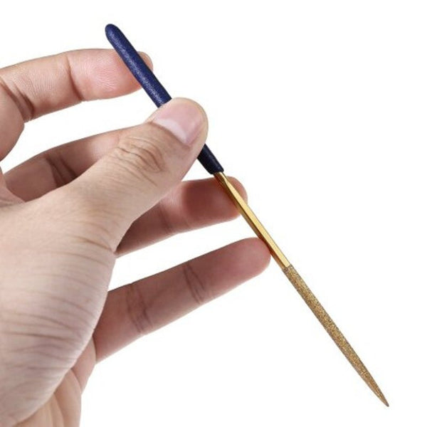 10Pcs Gliding Diamond File Hand Tools Blue Files