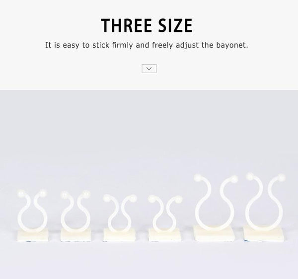 Invisible Wall Rattan Clips Decor Hanging Tools Plant Ties & Supports