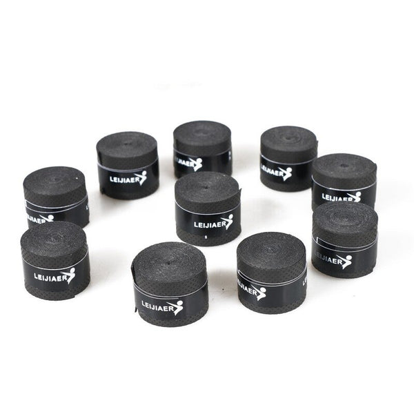 10Pcs Lot Tennis Racket Grip Tape Black Tennis Racket Grips