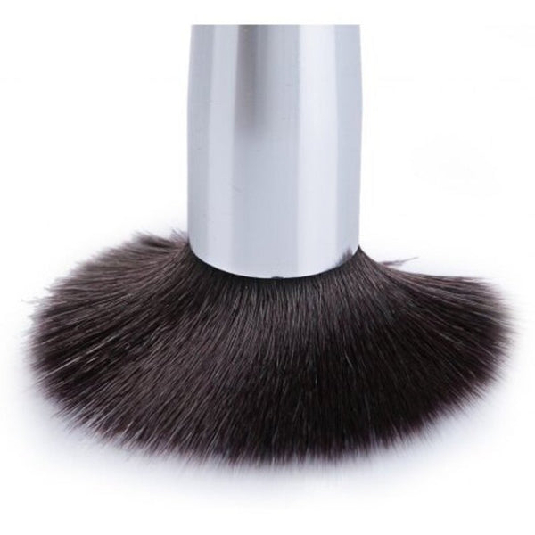 10Pcs Makeup Cosmetics Liquid Foundation Blending Brush Set Grey