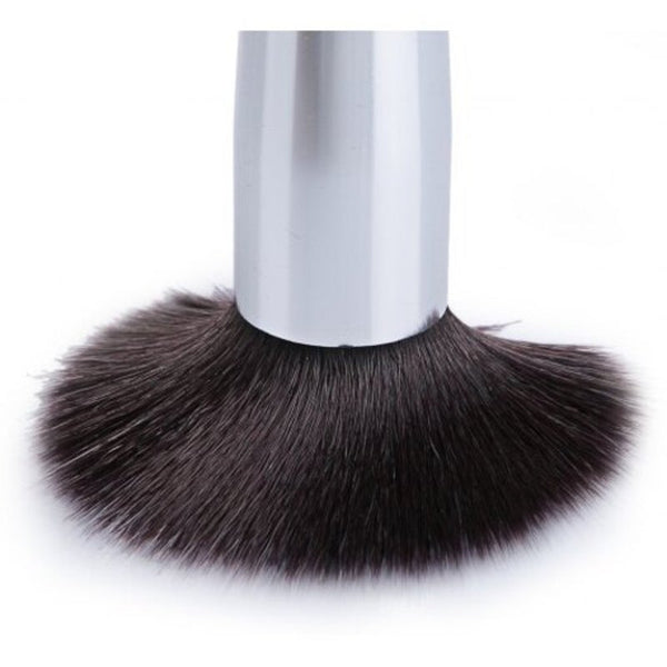 10Pcs Makeup Cosmetics Liquid Foundation Blending Brush Set Grey Brushes