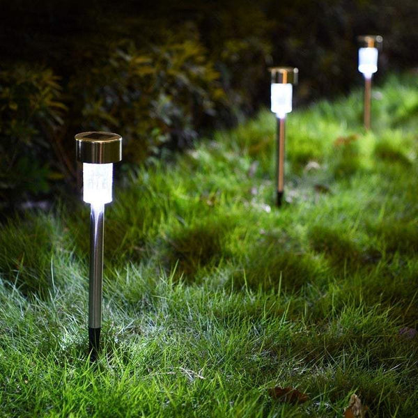 Lighting 10Pcs / Set Solar Powered Led Lawn Garden Lights Waterproof Outdoor Decor Outdoor Lighting Accessories