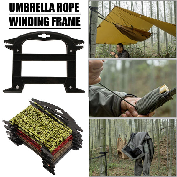 10Pcs Tidy Holder Rope Parachute Cord Winder Prevents Tangles Line Spool Organizer Bush Paracords