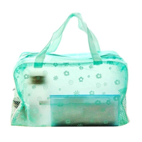 10Pcs Women Swimming Bag Waterproof Handbags Transparent Pvc Plastic Pool Beach Makeup Organizer Toiletry Storage
