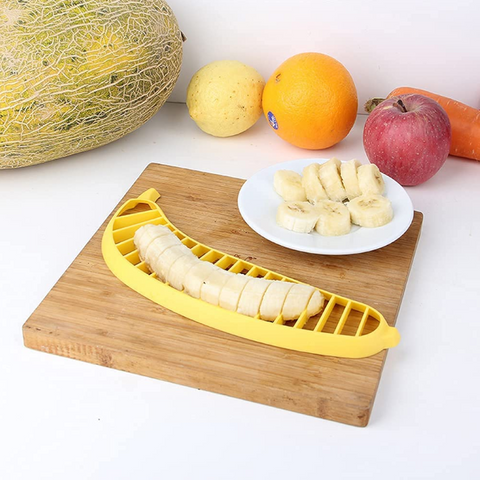 10Pcs Practical Banana Cutter Fruit Vegetable Sausage Slicer Salad Sundaes Tools Cooking Kitchen Accessories Gadgets