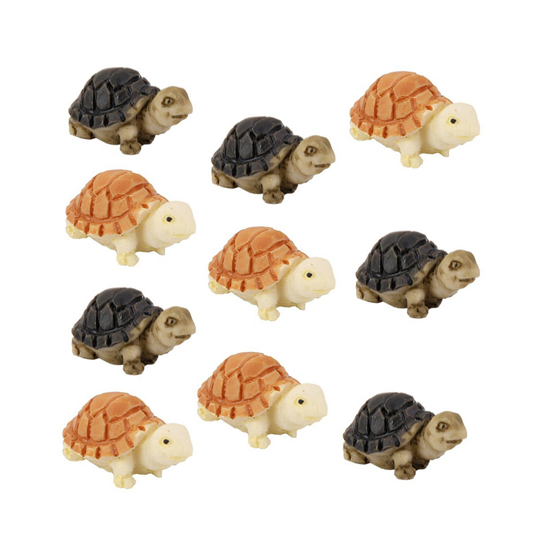 10Pcs Craft Ornament Cute Simulation Plastic Bonsai Fairy Garden Sculptures & Figurines