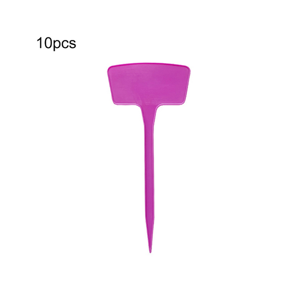 10Pcs/Set T Shape Plastic Plant Tags Labels Tagging Marker Garden Plaques Plant Labels