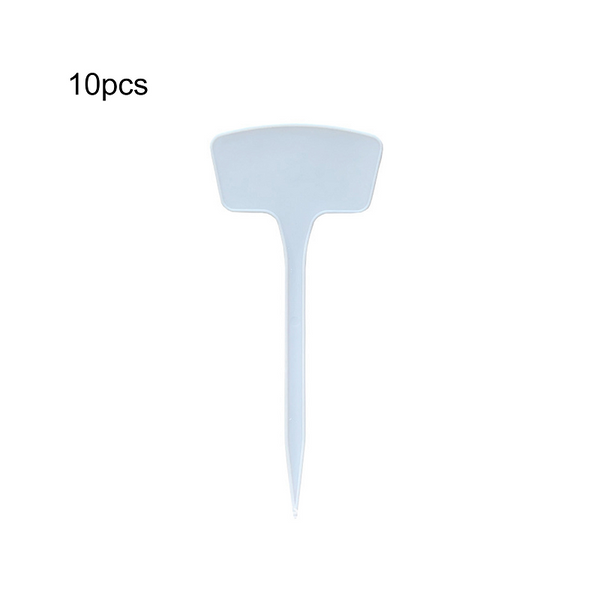 10Pcs/Set T Shape Plastic Plant Tags Labels Tagging Marker Garden Plaques Plant Labels