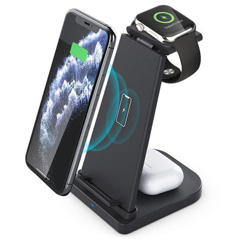 Charging Usb 3 In 1 Multi Function Wireless Charger For Apple Mobile Phone Headset Watch Chargers & Cradles