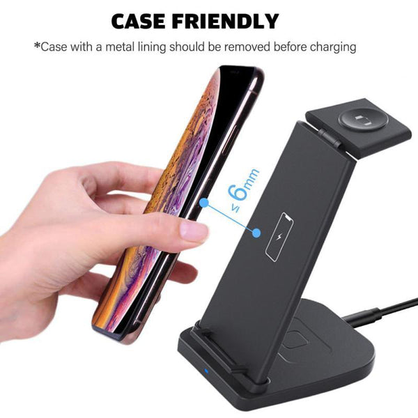 Charging Usb 3 In 1 Multi Function Wireless Charger For Apple Mobile Phone Headset Watch Chargers & Cradles