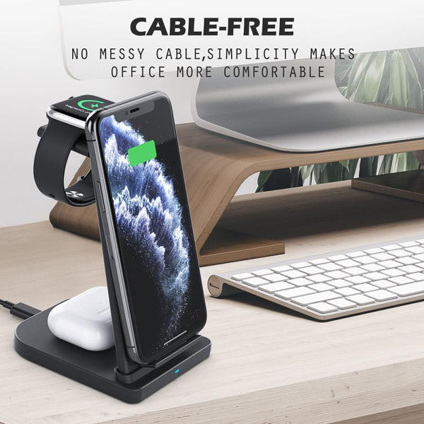 Charging Usb 3 In 1 Multi Function Wireless Charger For Apple Mobile Phone Headset Watch Chargers & Cradles