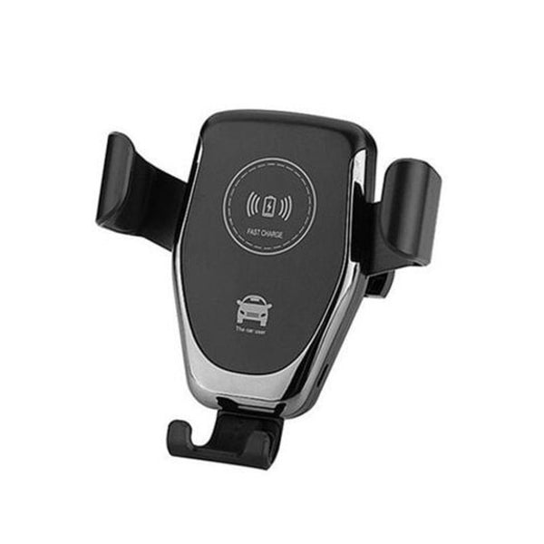 10W Qi Car Wireless Fast Charger Phone Holder Gravity Bracket Mount Black