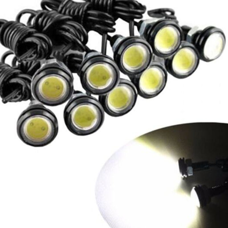 10X Light 23Mm Eagle Eye Car Fog Drl 12V Black Light Bulbs