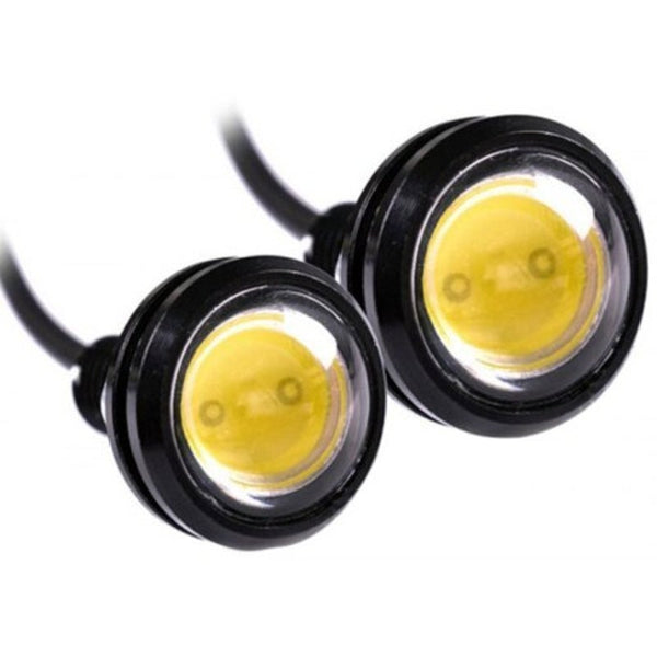 10X Light 23Mm Eagle Eye Car Fog Drl 12V Black Light Bulbs