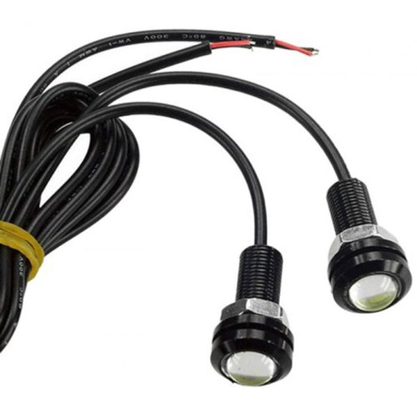 10X Light 23Mm Eagle Eye Car Fog Drl 12V Black Light Bulbs