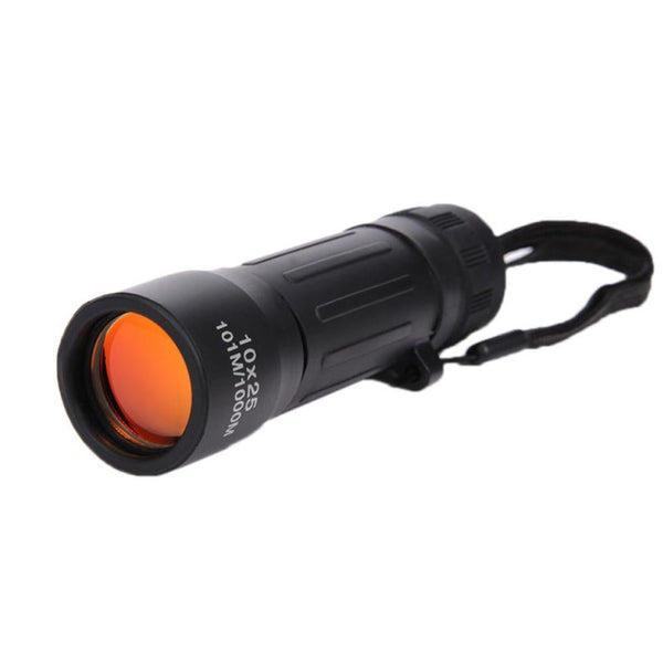 10X25 Hd Monocular Mini Portable Telescope Waterproof Binoculars Optical Hunting Travel Camping Fishing Hiking