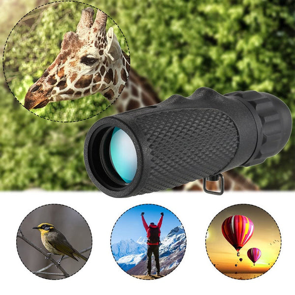 10X25 Monocular Mini Compact Telescope High Definition Pocket Scope Black Binoculars & Monoculars