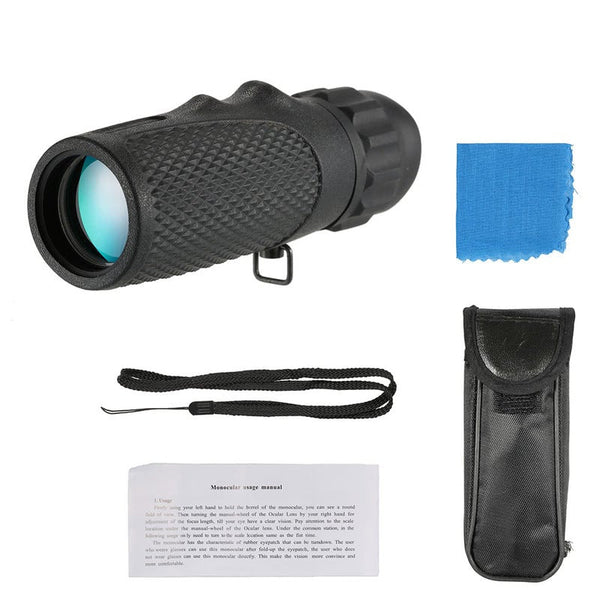 Binoculars & Monoculars 10X25 Monocular Mini Compact Telescope High Definition Pocket Scope Black
