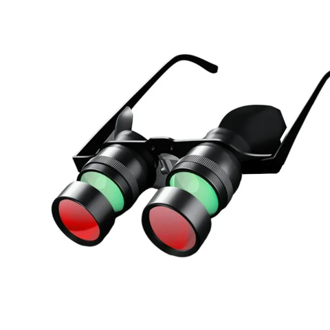 10X Telescope + Red Polarised Lens Hd Fishing Binocular Glasses Polarized Zoom For Float Watching Telescopes