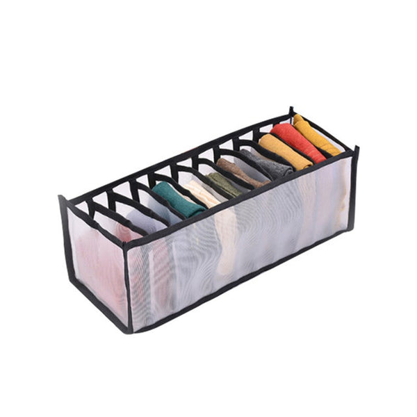 11 Grid Closet Organizer For Underwear Socks Divider Storage Compartment Storage Bins & Baskets