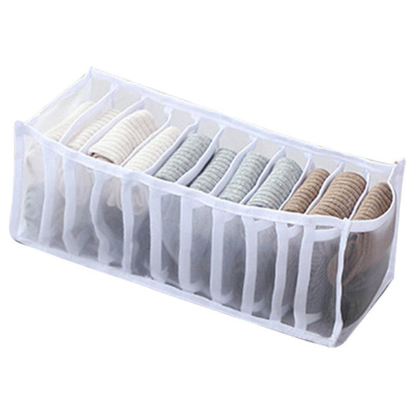 Storage Bins & Baskets 11 Grid Closet Organizer For Underwear Socks Divider Storage Compartment