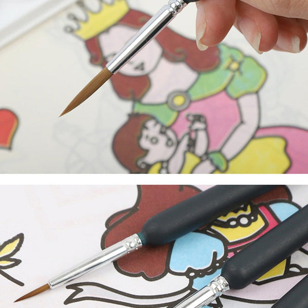 11 Pcslot Paintbrushes Artist Fine Nylon Hair Brush Set For Watercolor Acrylic Oil Painting Brushes Drawing Supplie Artists Brushes