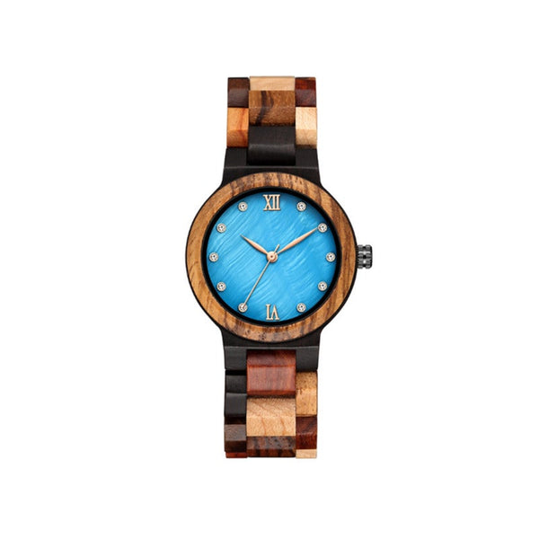 Veile Studios 1103 Watch Female Pearl Shell Color Set Simple Fashion Band Watches