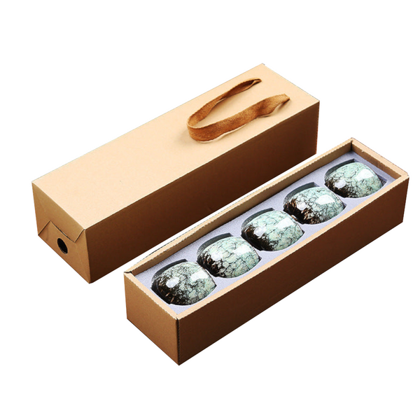110Ml Kung Fu Tea Set Single Cup Tenmoku Glaze Jian Zhan Master Bowl Egg Shaped Small Teasets