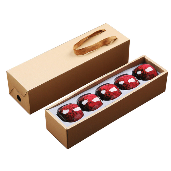 110Ml Kung Fu Tea Set Single Cup Tenmoku Glaze Jian Zhan Master Bowl Egg Shaped Small Teasets