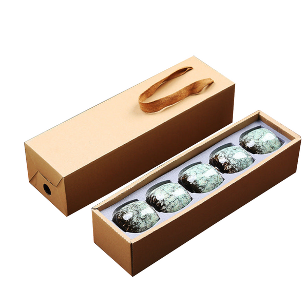 110Ml Kung Fu Tea Set Single Cup Tenmoku Glaze Jian Zhan Master Bowl Egg Shaped Small Teasets