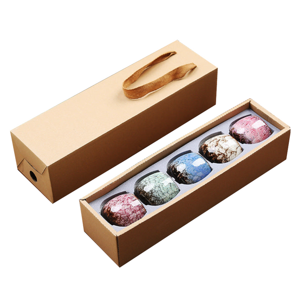 110Ml Kung Fu Tea Set Single Cup Tenmoku Glaze Jian Zhan Master Bowl Egg Shaped Small Teasets