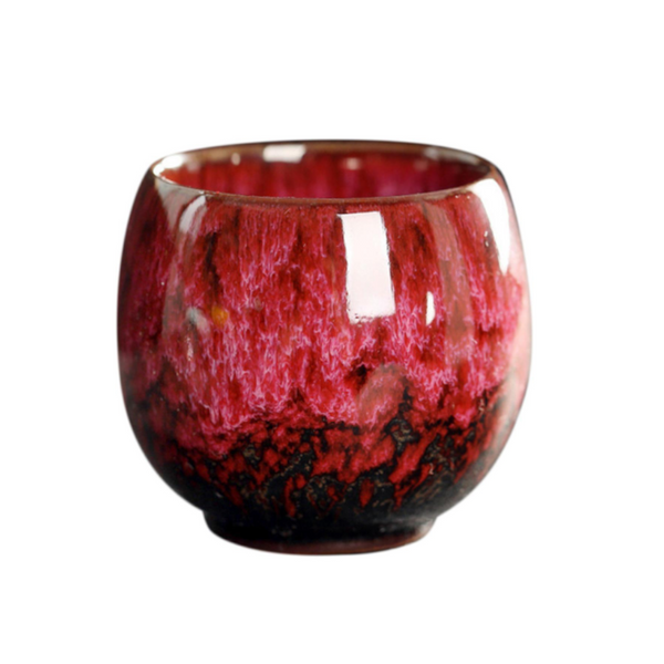 110Ml Kung Fu Tea Set Single Cup Tenmoku Glaze Jian Zhan Master Bowl Egg Shaped Small Teasets