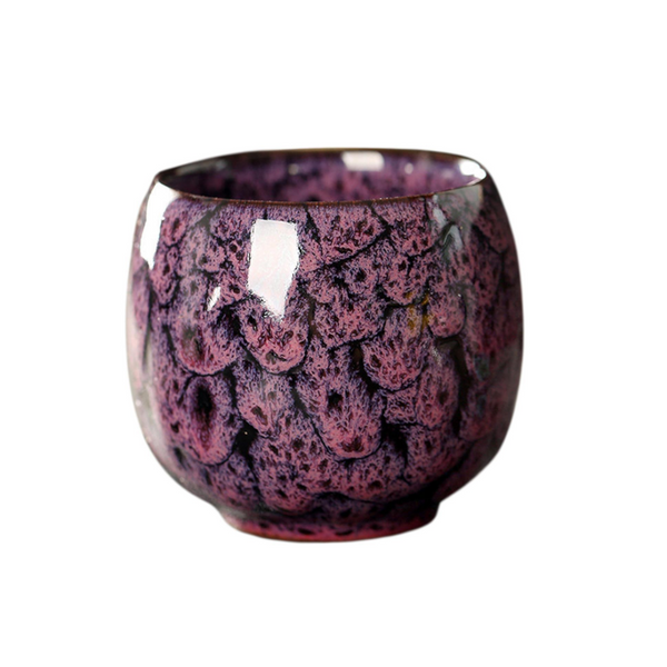 110Ml Kung Fu Tea Set Single Cup Tenmoku Glaze Jian Zhan Master Bowl Egg Shaped Small Teasets