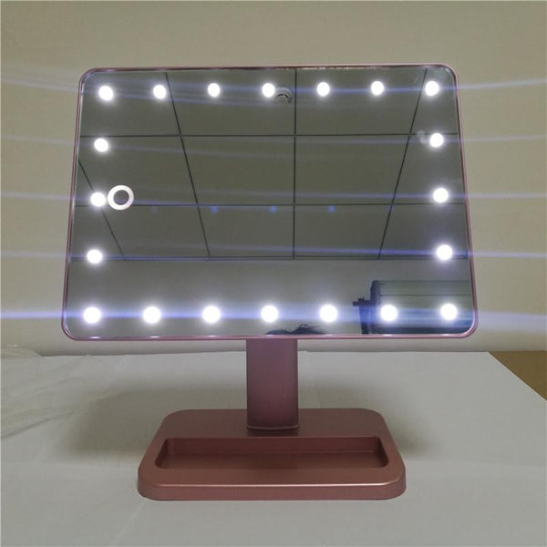 Makeup Mirror With 20 Led Light Bluetooth Music 10X Magnifying Lights Makeup Mirrors