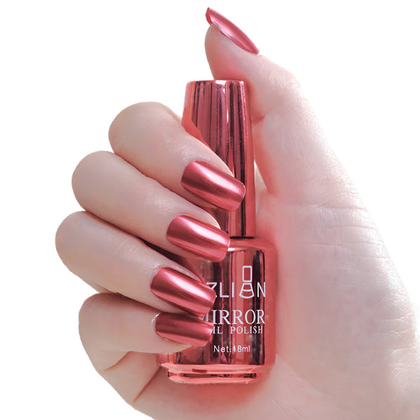 Mirror Silver Nail Polish Metal Colour Stainless Steel For Art Application Gel Nail Polish