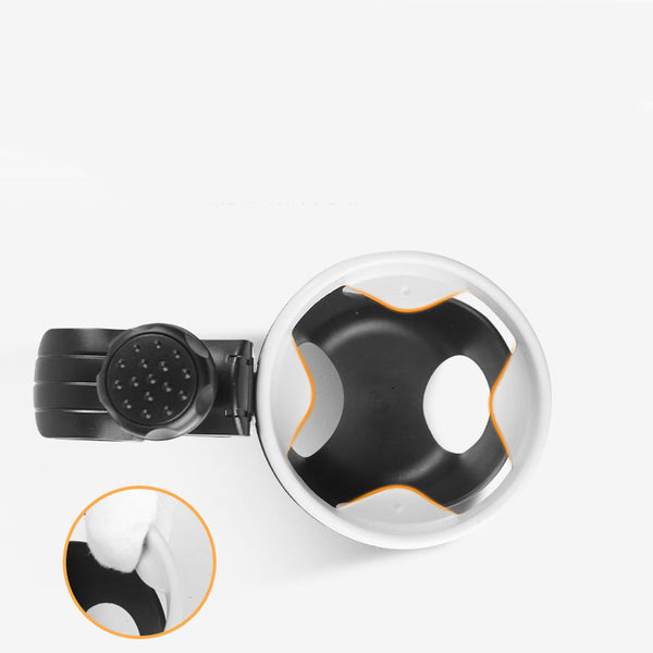 Little One Stroller Bottle Rack Universal Compatibility Design Secure Hold Rotation Pram Cup Holders & Snack Trays