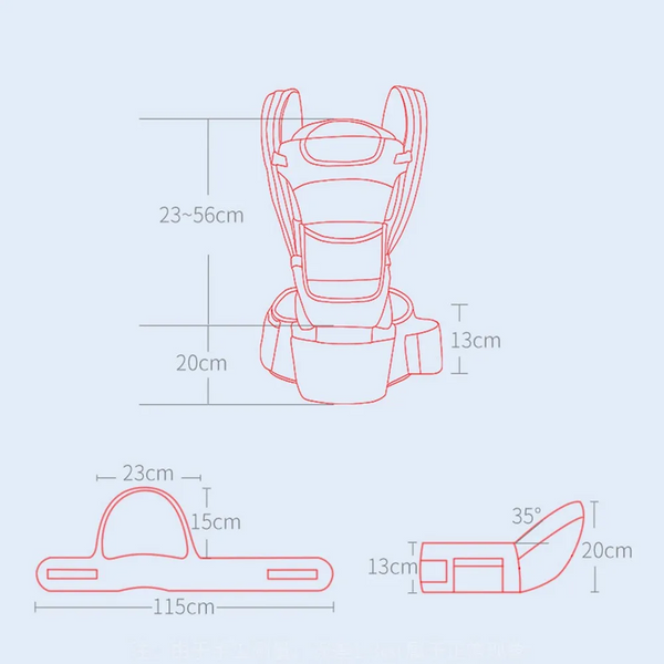 Newborn Ergonomic Baby Carrier Backpack Infant Hipseat Front Facing Kangaroo Wrap Sling Travel Carriers Slings & Backpacks