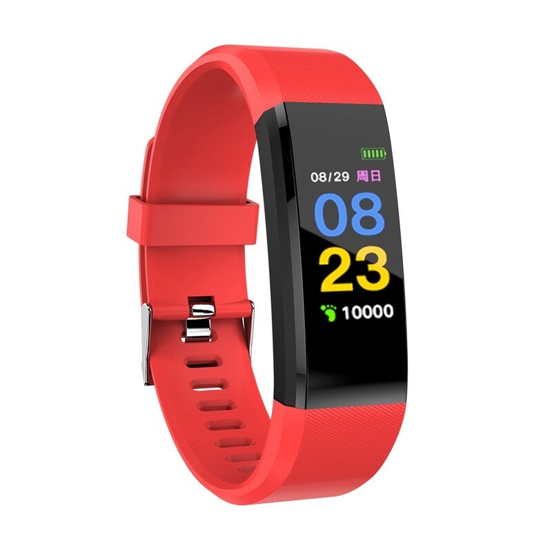 Plus 0.96In Color Screen Intelligence Bracelet Red Smart Watches