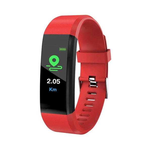 Plus 0.96In Color Screen Intelligence Bracelet Red Smart Watches