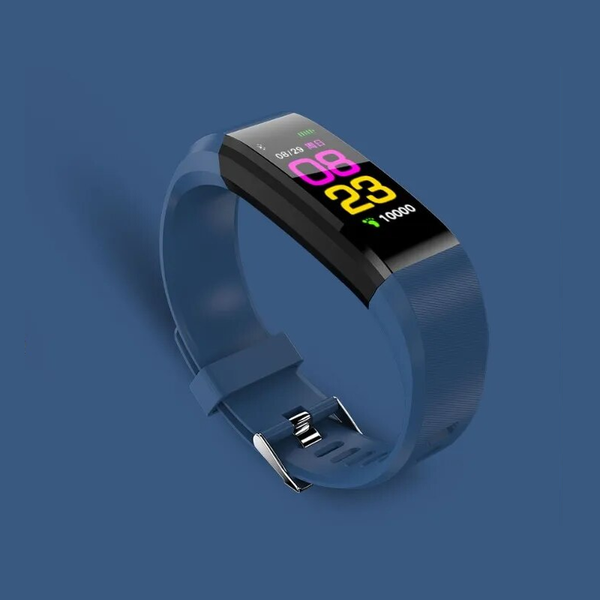 115Plus Colourful Screen Digital Intelligent Bracelet Fitness Band Blue