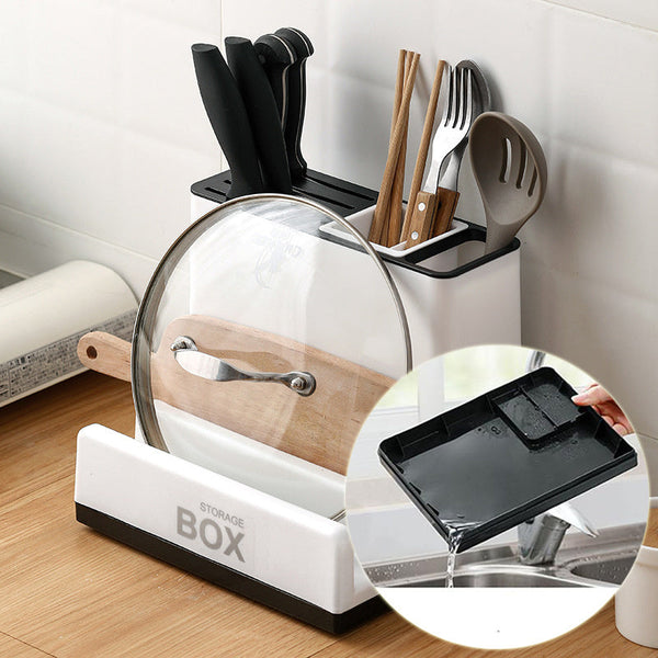 Tableware Storage Holders Kitchen Knife Plastic Racks For Use Racks & Holders