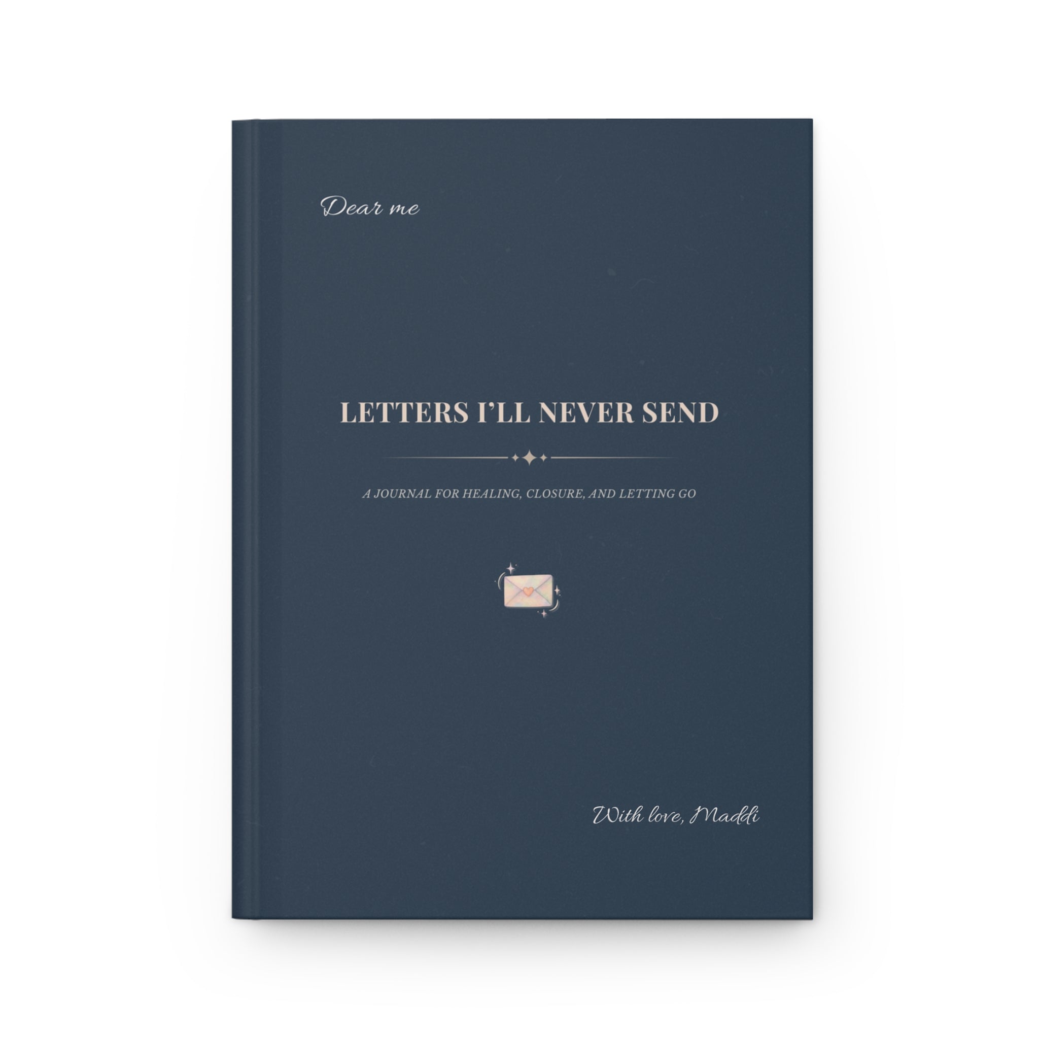 Deep Navy Healing Journal Letters I'll Never Send Self Care Diary Mindfulness Notebook Emotional Release Gift For Writers Personal Organisers