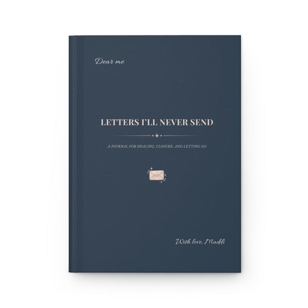 Deep Navy Healing Journal Letters I'll Never Send Self Care Diary Mindfulness Notebook Emotional Release Gift For Writers Personal Organisers