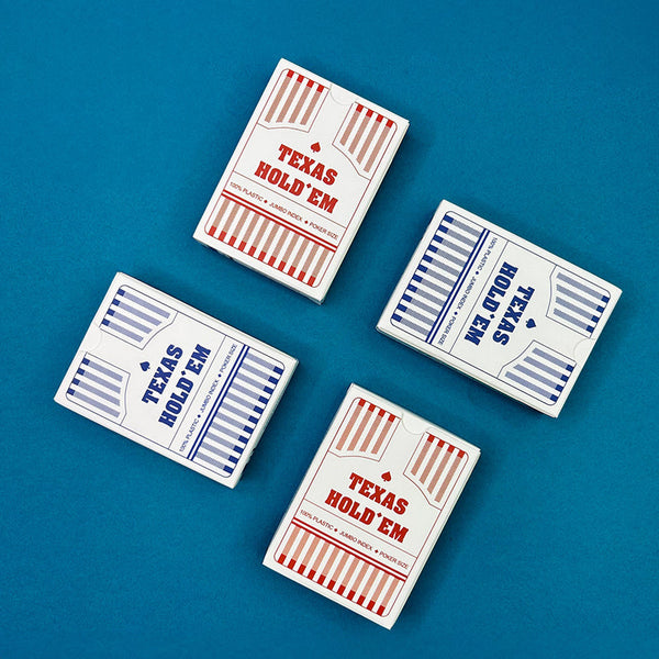 Texas Hold'em Pvc Waterproof Poker Coarse Frosted Pro Authorized Wide & Large Printed Playing Cards