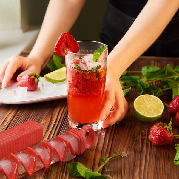 Creative Ice Cube Mold 10 Grid Pull Out Bar Silicone Tray For Home Bars & Kitchens Ice Cubes Trays & Moulds