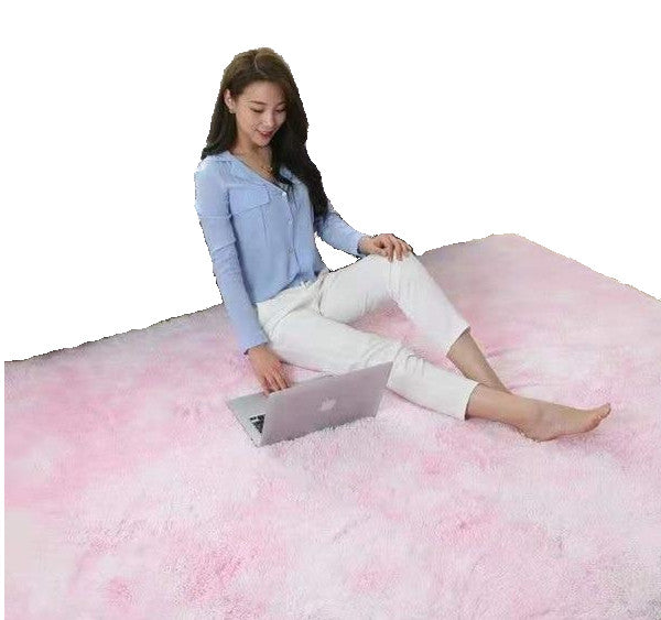 Soft Fluffy Long Hair Carpets Corridor Balcony Laundry Room Bedroom Non Slip Mats Rugs